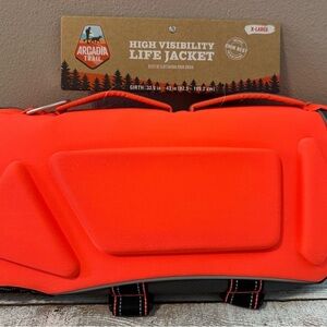 Arcadia Trail High Visibility Dog Life Jacket - coral Large and XL